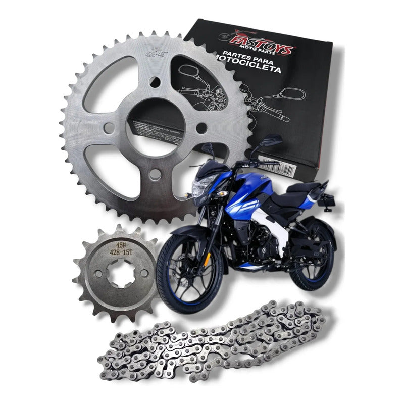 Kit De Arrastre Bajaj Pulsar Ns 160 Td Negro