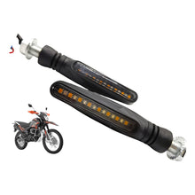 Par Direccionales Led Universales Para Motocicleta Rojo