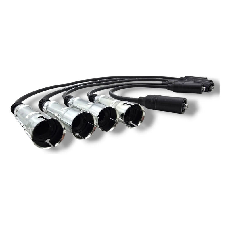 Cables De Bujias Vw Pointer 1998-2004 1.8 Lts Originales Negro