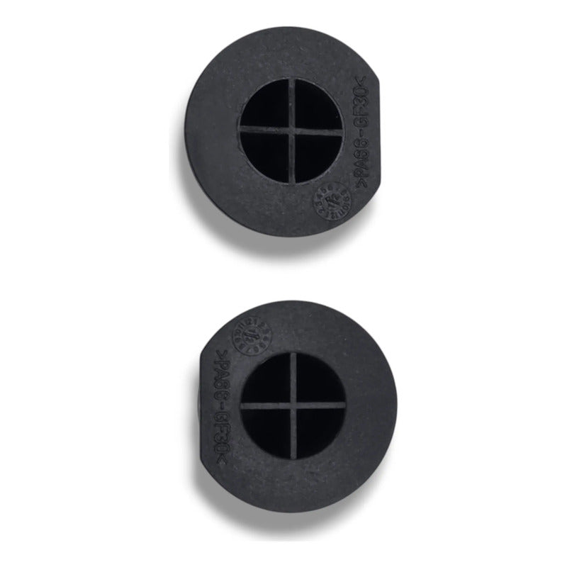 Kit Tapones De Agua Vw Jetta/golf A3 Con Ligas Y Seguros Negro 2pzs