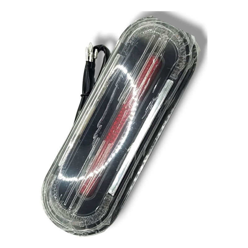 Luz De Freno Stop Led Color Rojo C/soporte 12v Ambos Lados Rojo
