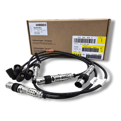 Cable De Bujías, Vw .polo, Gol Saveio Robust 1.6l Originales Negro