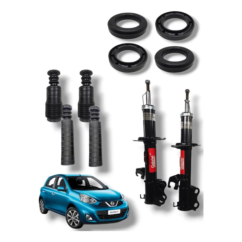 Kit Amortiguadores Del. Original Versa March Note 12-19