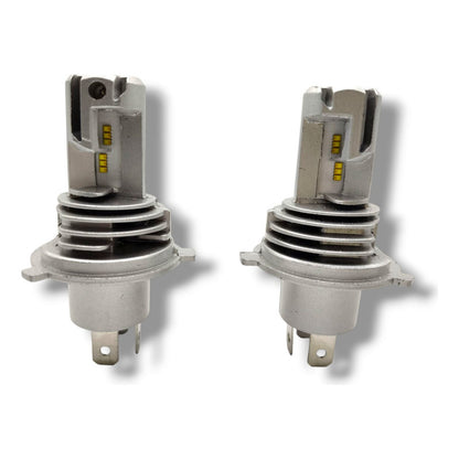 Kit De Focos Led 9012 10-30v 16w 1800lm 6500k H4 Blanco Blanco Frío