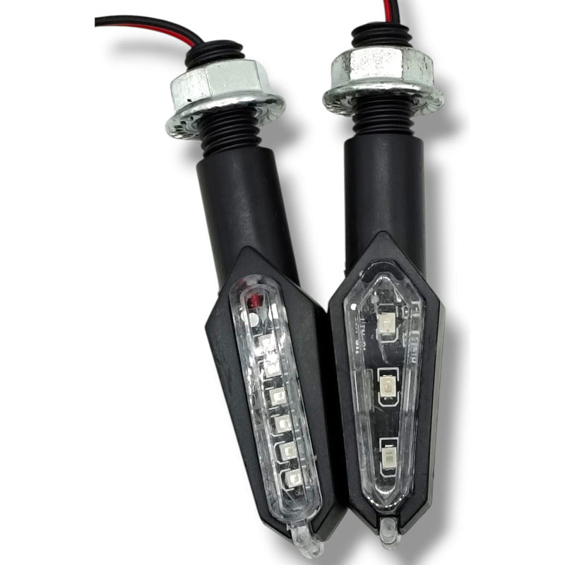Luces Direccionales De Leds 3.5 PuLG Para Moto Universal