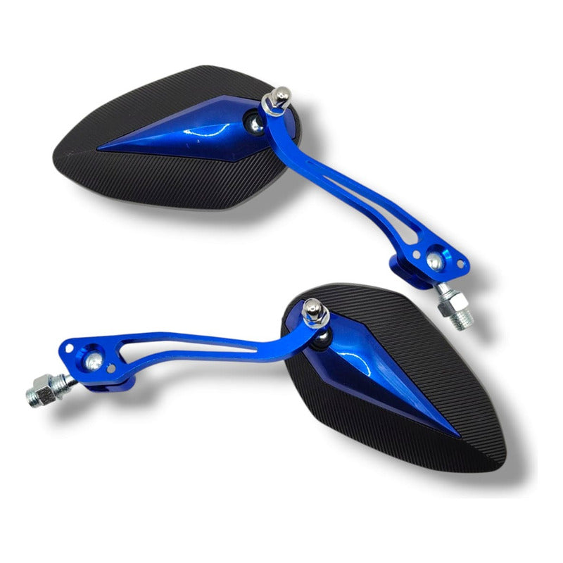 Juego Espejos De Aluminio Para Motocicleta Universal Premium