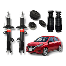 Amortiguadores Del. Versa, March 11-17 C/ Bases Y Gomas