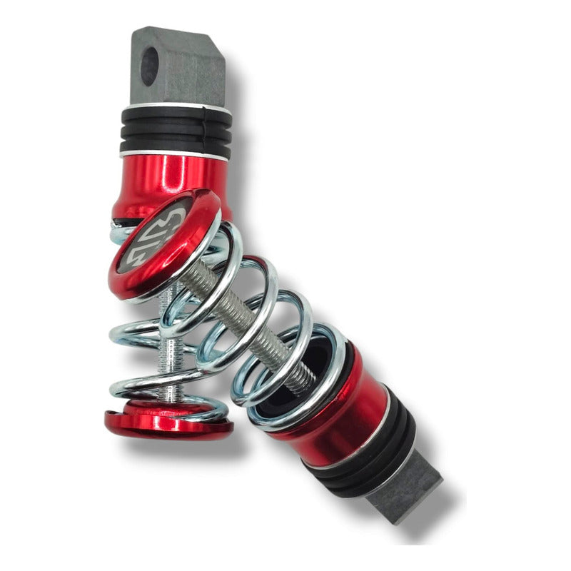 Par Posapies Para Moto Univesal Premium Rojo