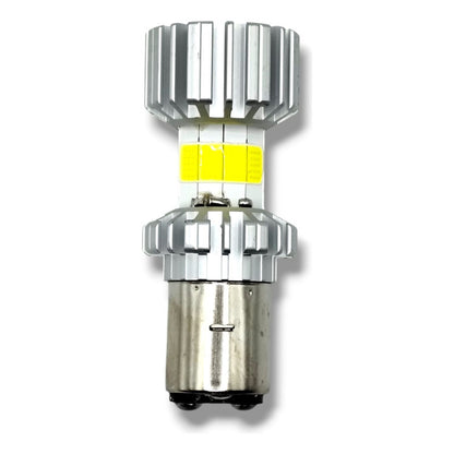 Foco C06/ba20d Led Cob 8 Caras Para Motos 12-80v 32w 6500kv