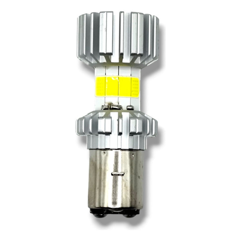 Foco C06/ba20d Led Cob 8 Caras Para Motos 12-80v 32w 6500kv
