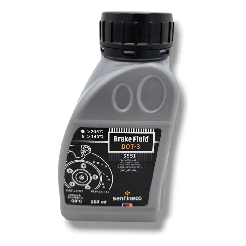Liquido De Frenos Senfineco Dot-3 250ml, Aleman Original