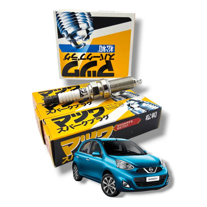 4 Bujias Iridium Tiida, Versa, March, Sentra, Japonesas Orig
