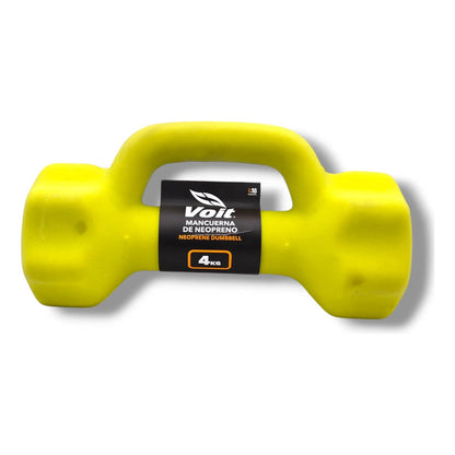 Mancuerna Pesa Hexagonal Marca Voit 4kg Amarillo