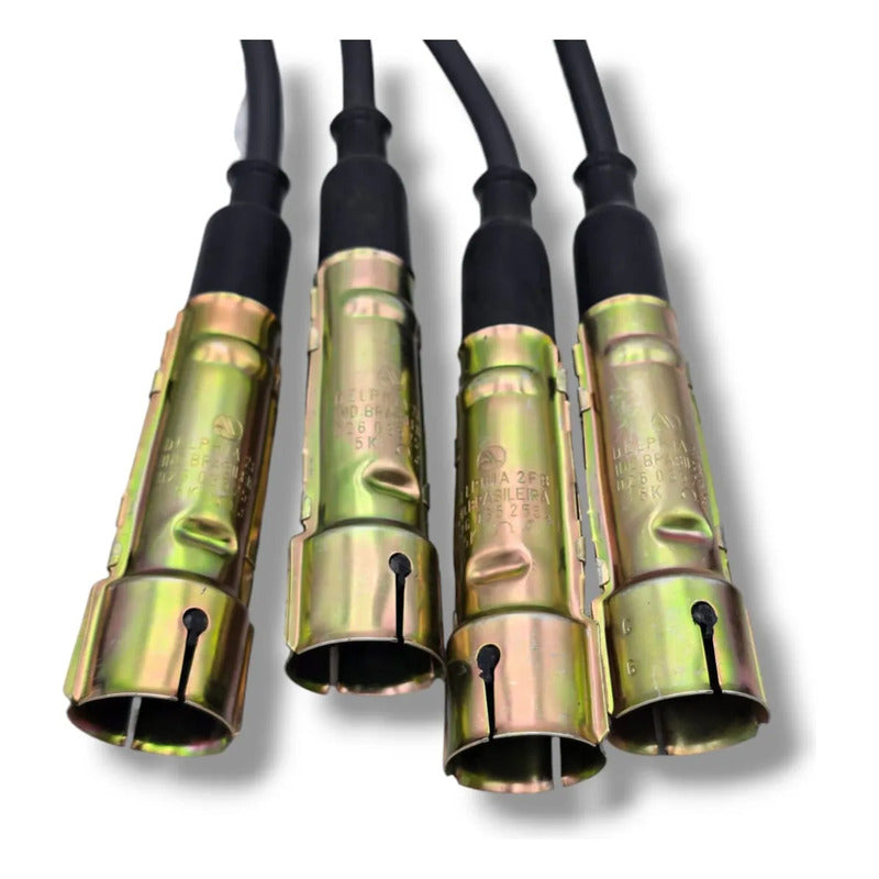 Cables De Bujias Vw Caribe Atlantic Golf Y Jetta A2 Original Negro