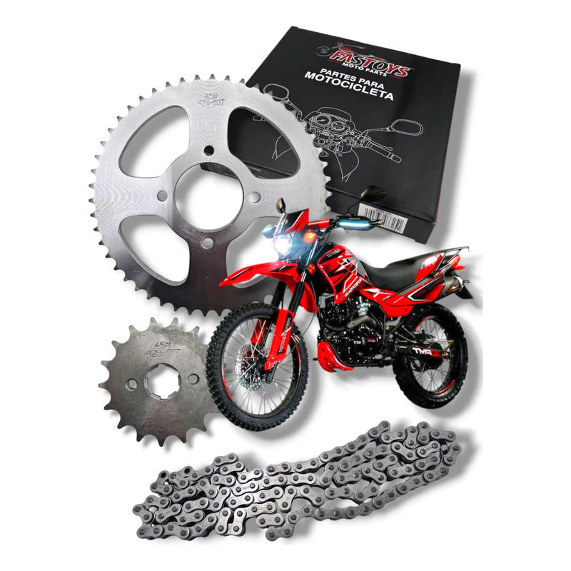 Kit De Arrastre Crossmax 150 22/23, Crossmax 200 20/23 Negro