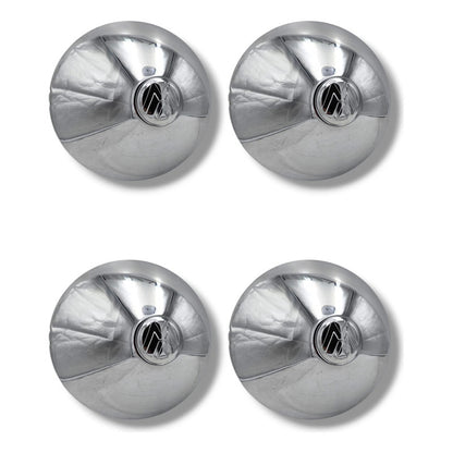 Centro De Rin Tapones Polveras Cromada Vw Sedan 1600. Plateado
