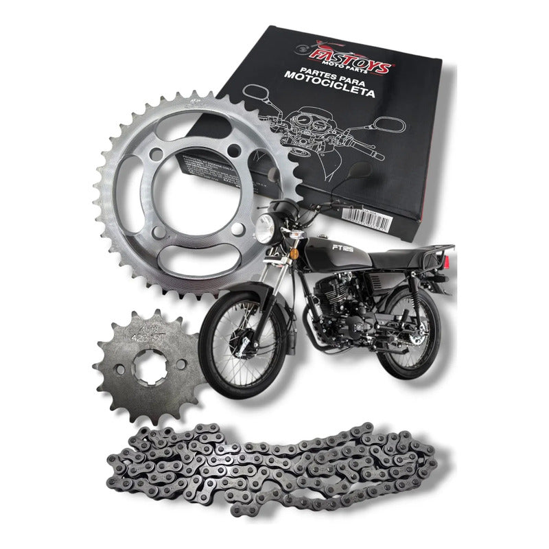Kit De Arrastre Italika Ft125 Ts 16/22 Clasica 12/10 Negro