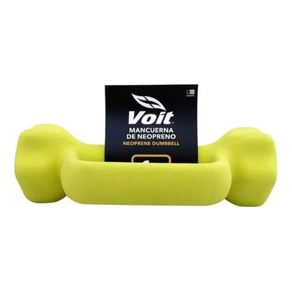 Mancuerna Pesa Hexagonal Para Entrenamiento Voit 1pz 5kg Amarillo