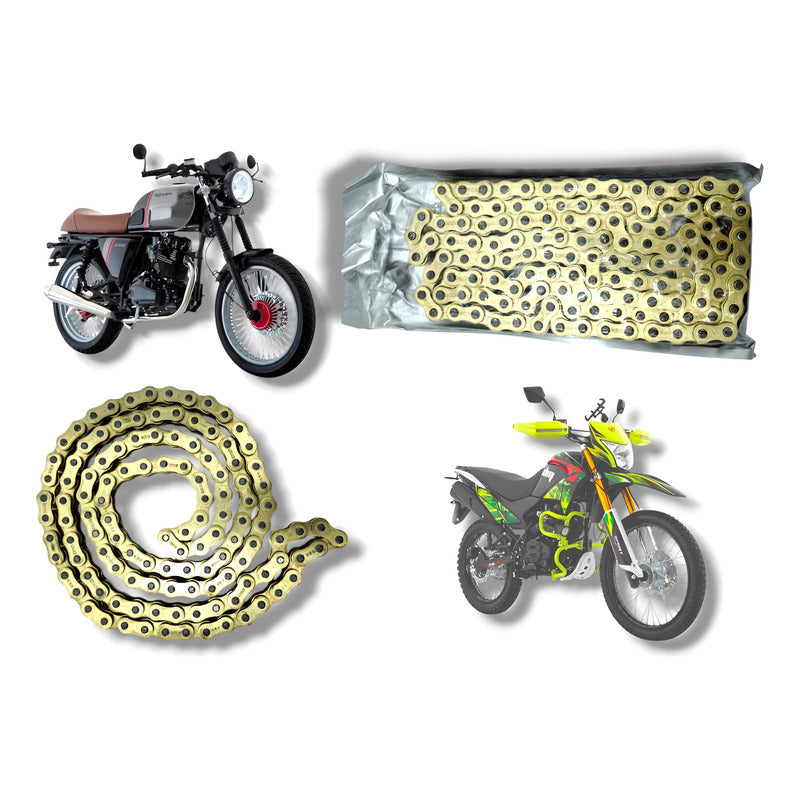 Cadena De Tracción Dorada Reforzad 428hx136ld  Dm250 Sptfire