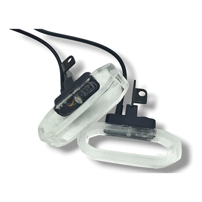 Par Direccional Led 12v Para Motocicleta Universal Italika Blanco