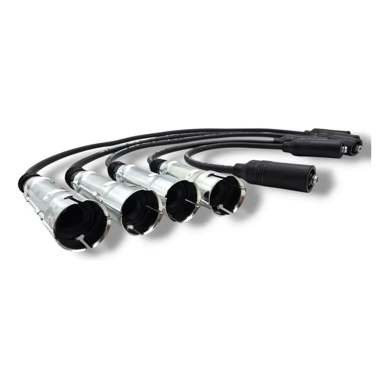 Cables De Bujias Vw Pointer 1998-2004 1.8 Lts Originales Negro
