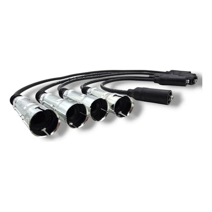 Cables De Bujias Vw Pointer 1998-2004 1.8 Lts Originales Negro