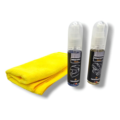 Kit De Limpieza De Casco Y Visera Interno Y Externo 50ml