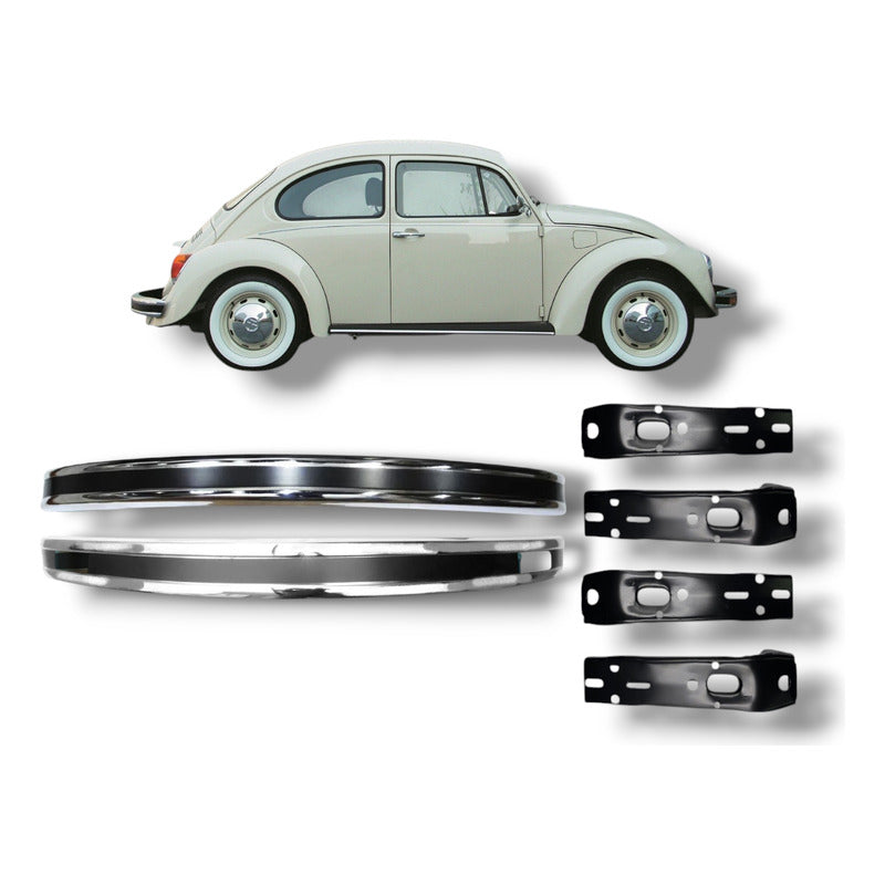 2defensas  4bracks Vw Vocho Sedan Delan/tras 1974 - 2004