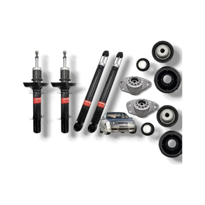 4 Amortiguadores Vw Golf Jetta A4 00/08, Clasico C/bases Del