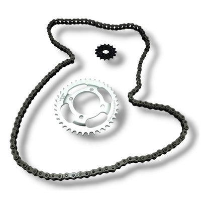 Kit De Arrastre P/italika Dt125 Sport 125z Ft125 Sport 12-24 Cromado