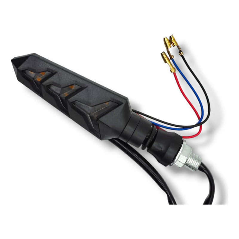 Juego Direccionales Led Moto Del/tras Secuencial Doble Lado